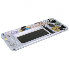 Product image Samsung SERVICE PACK Display LCD ORIGINALE + Frame Per Galaxy G955 S8+ Plus 2017 | Silver