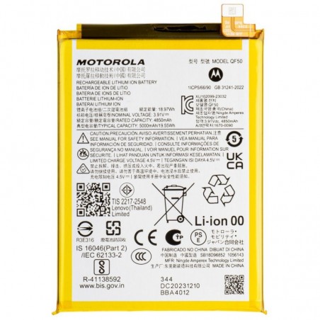 Product image Motorola Service Pack Batteria Originale QF50 per Moto G04 / G24 / G34