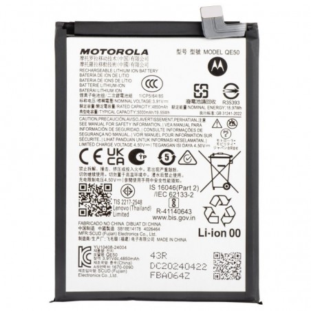 Product image Motorola Service Pack Batteria Originale QE50 per Moto G85 XT2427-3