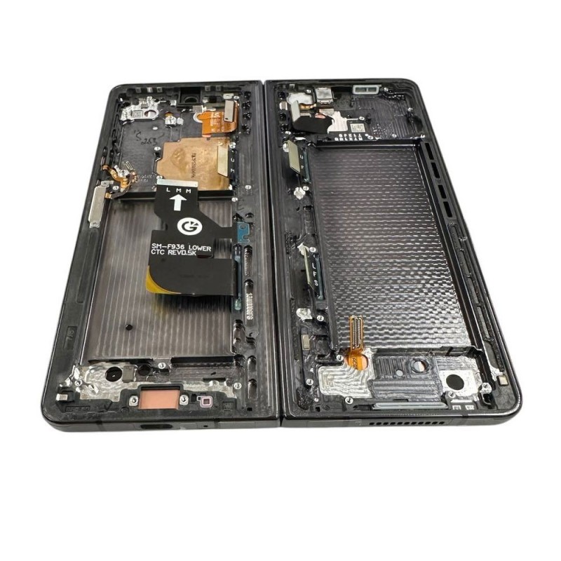Samsung SERVICE PACK Display LCD ORIGINALE + Frame Per Galaxy Z Fold 4 F936 | Nero