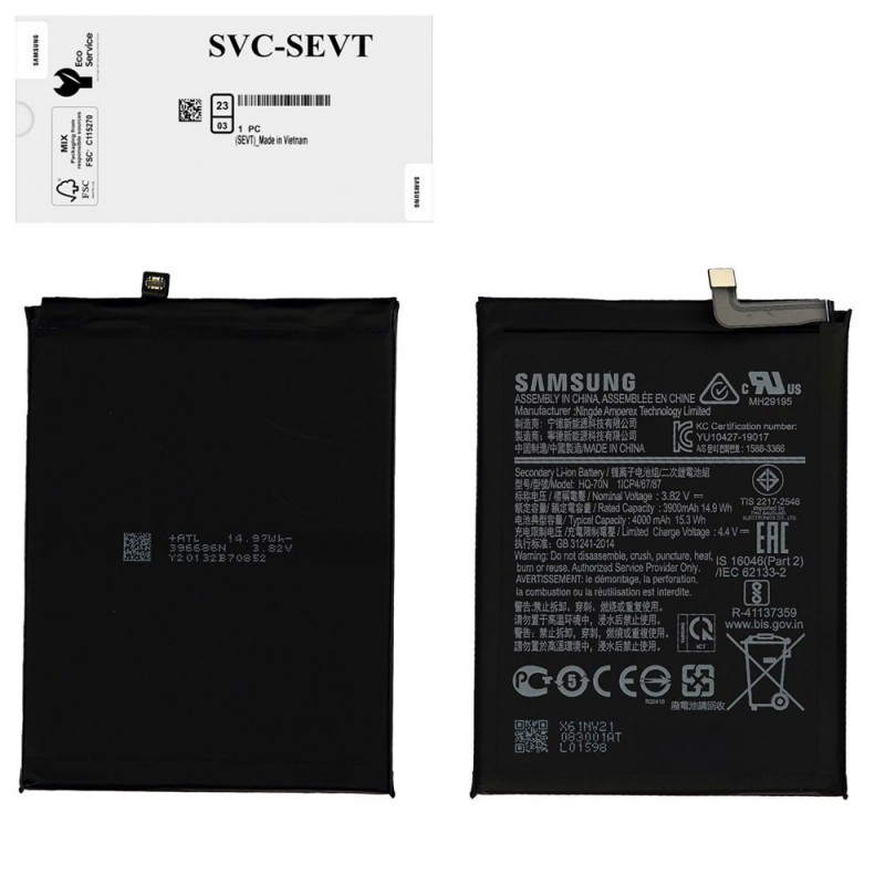 Samsung Original HQ-70N Battery Service Pack for Galaxy A11 SM-A115F