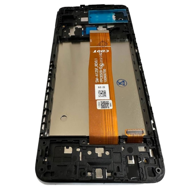 Display LCD NCC PRIME OEM MATERIAL + Frame Per Samsung A12 A125F A125U A125W A125M / A12S | A127F A127U A127M 