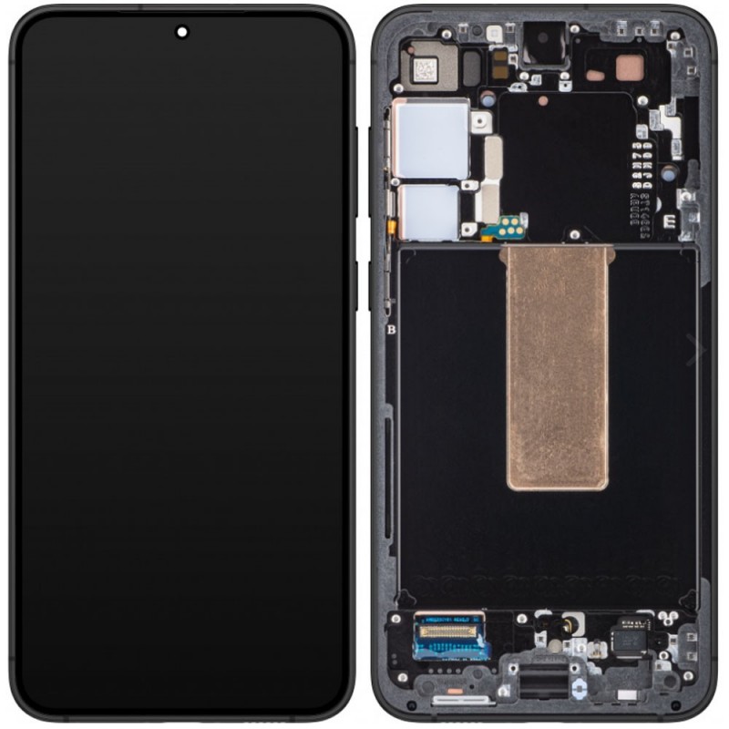 Samsung Service Pack Original LCD Display + Frame For Galaxy S23 Plus 5G S916 | Graphite / Gray