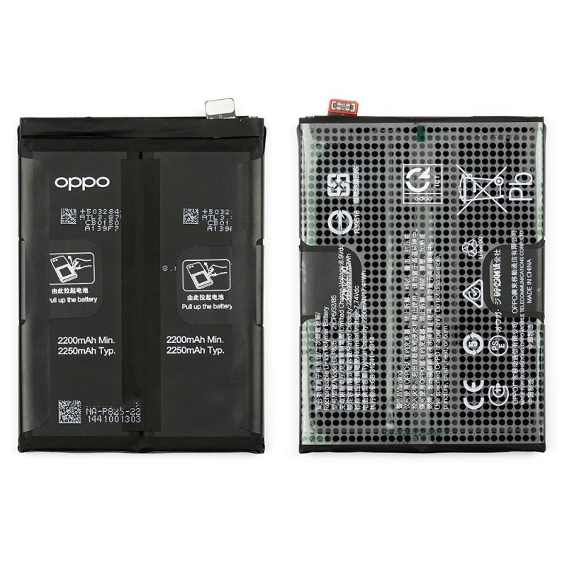 Oppo Service Pack Batteria BLP825 Originale per Find X3 Neo / Reno6 Pro+ 5G / Reno6 Pro 5G / Reno5 Pro 5G / Reno5 Pro+ 5G