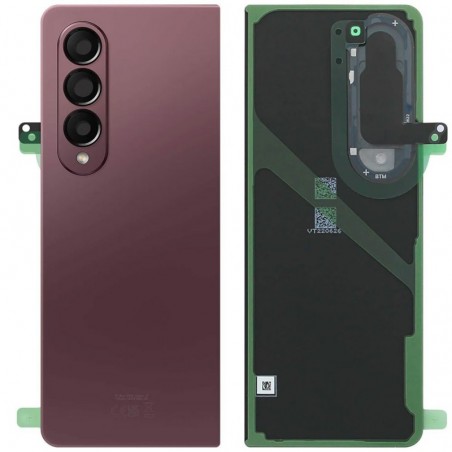 Samsung Back Cover Original Service Pack for Galaxy Z Fold 4 F936B | Burgundy