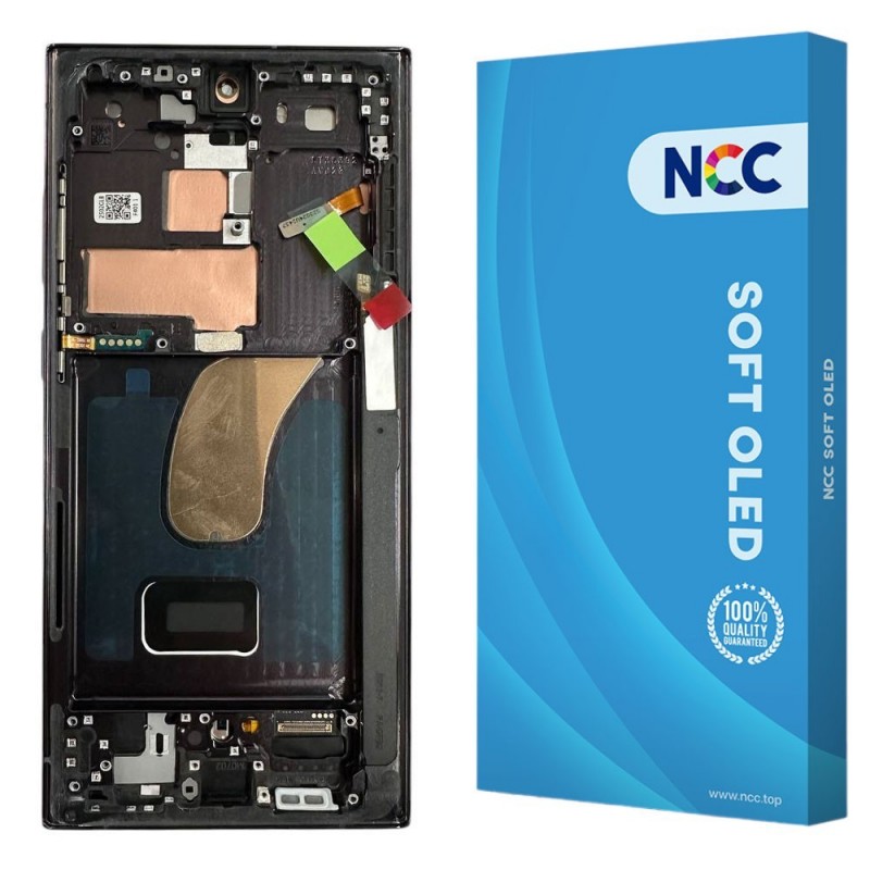 Display LCD NCC SOFT OLED + Frame Per Samsung Galaxy S23 Ultra S918B EU VERSION Display LCD NCC SOFT OLED + Frame Per Samsung Galaxy S23 Ultra S918B EU VERSION
