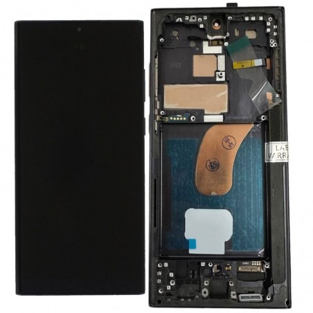 PRC Display LCD OLED (FULL SIZE) + Frame Per Samsung Galaxy S23 Ultra SM-S918 Nero for sale
