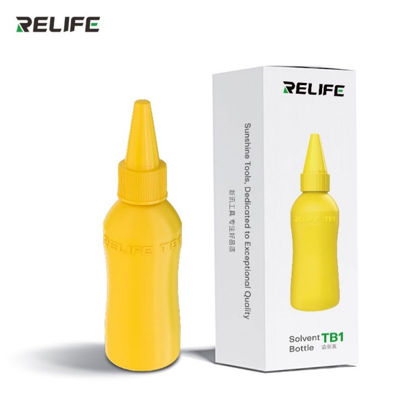 RELIFE TB1 Bottiglia Per Solvente Alcol Isopropilico | Giallo