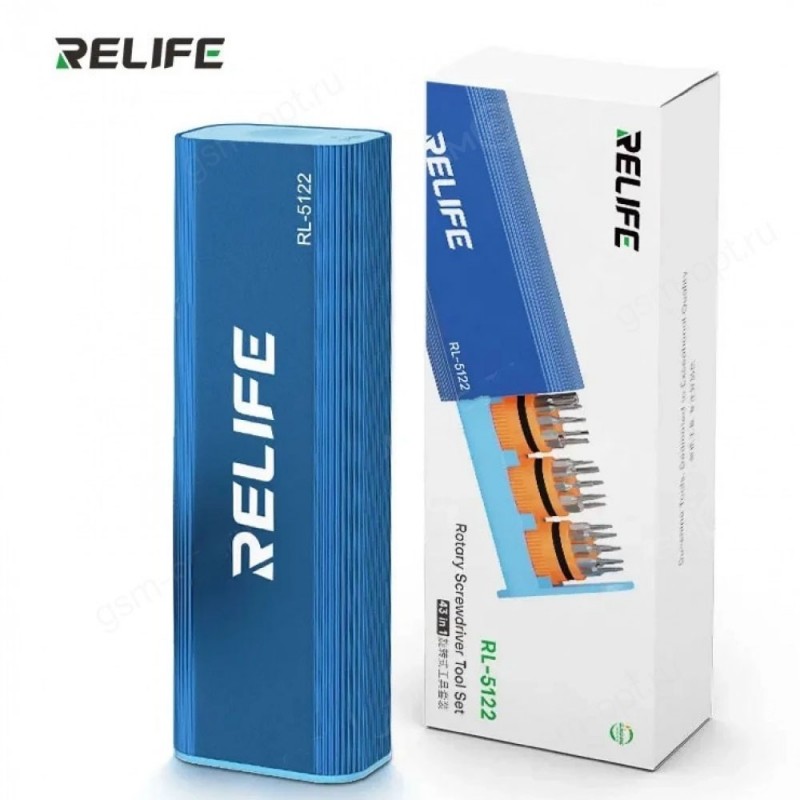  Relife RL-5122 Rotary Screwdriver Tool | 43-in-1 Set