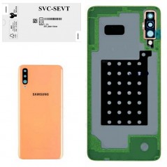 Product image Samsung Back Cover Originale Service Pack con Camera Frame per Galaxy A70 SM-A705 | Coral