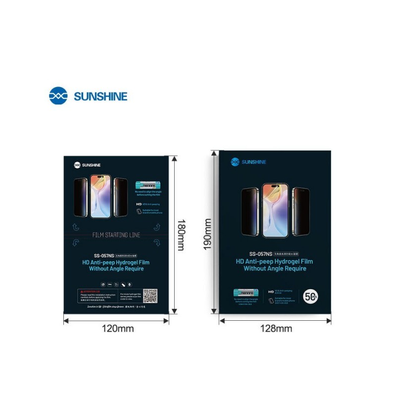 SUNSHINE SS-057NS HD Anti-Peep Hydrogel Film without Angle Calibration