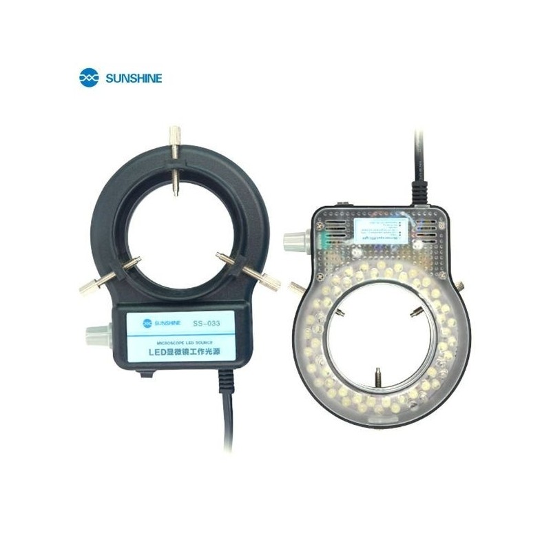 Sunshine SS-033 Lampada LED per microscopi con luminosità regolabile | Blu Sunshine SS-033 Lampada LED per microscopi con luminosità regolabile | Blu