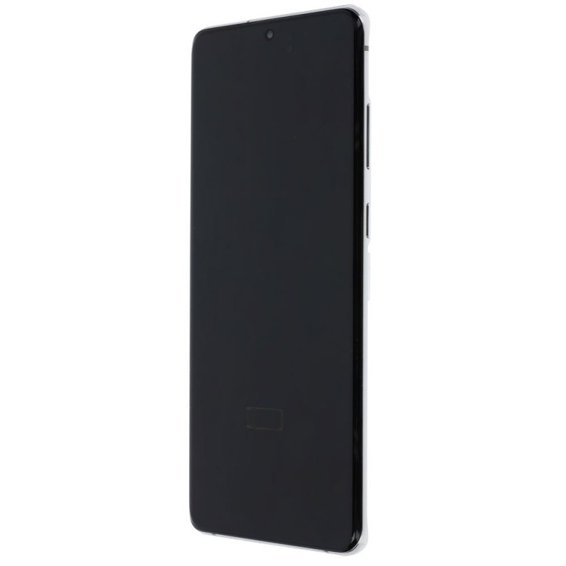 Samsung SERVICE PACK Display LCD ORIGINALE + Frame Per Galaxy S20+ PLUS G985/G986 No Cam | White
