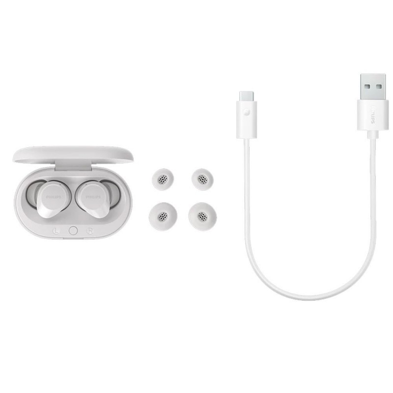 Philips Auricolari Bluetooth Cuffie True wireless In Ear TAT1209WT | Bianco