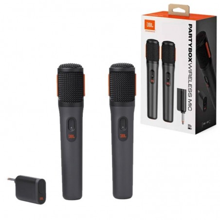 Buy JBL 2 Microfoni Wireless per PartyBox Voce Chiara Suono Nitido Bluetooth online