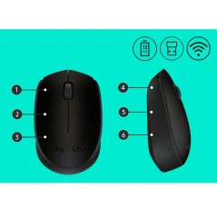 Immagine prodotto Logitech M171 Mouse Ambidestro RF Wireless Ottico 1000 DPI | Nero