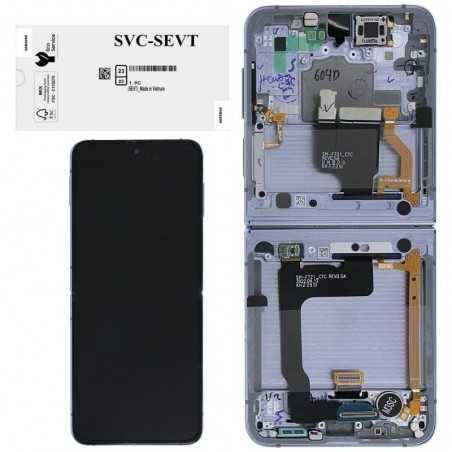 Samsung Samsung SERVICE PACK Display LCD ORIGINALE + Frame Per Galaxy Z Flip 4 5g SM-F721 | Blue for sale