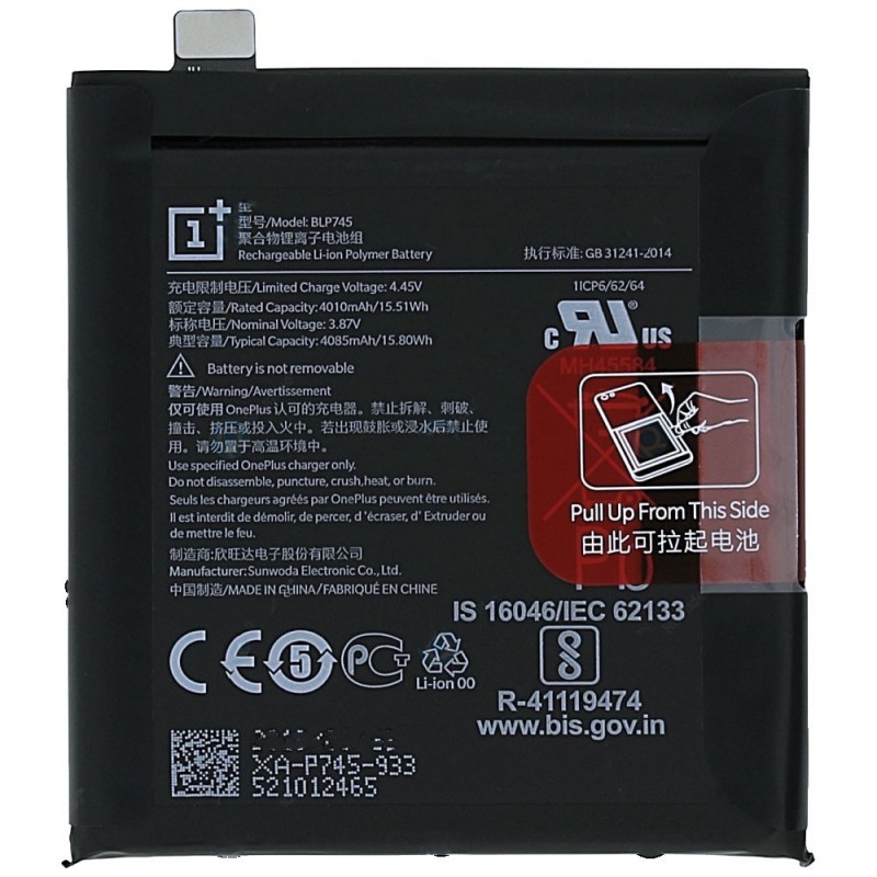 OnePlus Service Pack Original BLP745 Battery for 7T Pro | HD1911, HD1913, HD1910