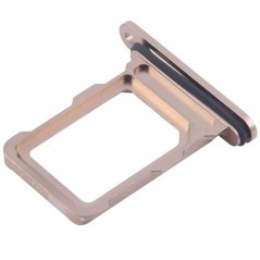 Foto di Carrello Sim per Apple iPhone 16 Pro / Pro Max Slot DUAL SIM TRAY Gold - PRC