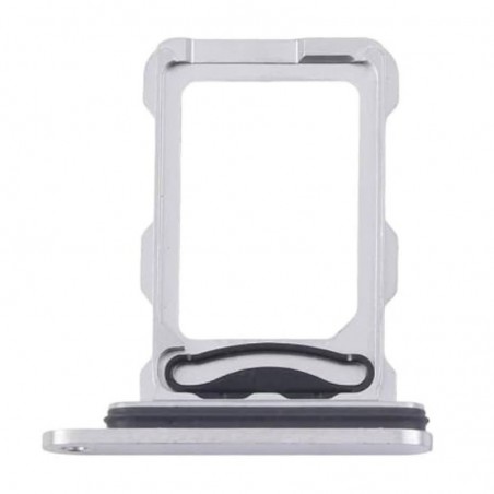 Carrello Sim per Apple iPhone 16 Slot DUAL SIM TRAY Bianco