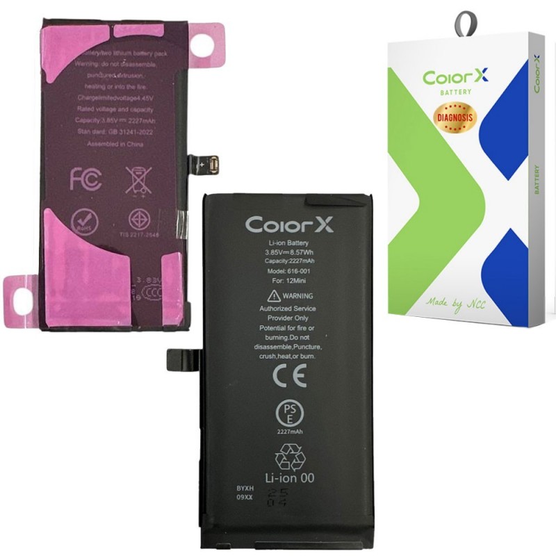 ColorX Batteria Diagnosis IC Originale per Apple iPhone 12 Mini 2227 mAh