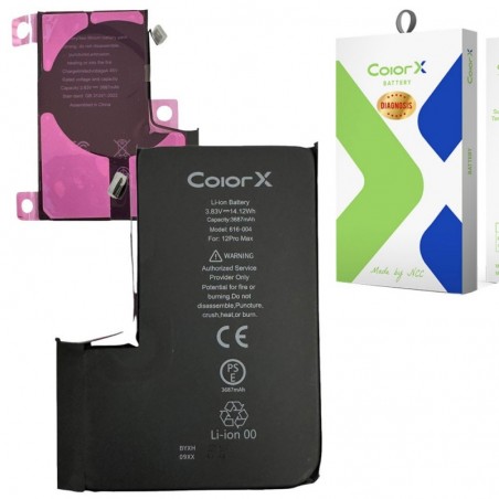 Acquista ColorX Batteria Diagnosis IC Originale per Apple iPhone 12 Pro Max 3687 mAh in vendita