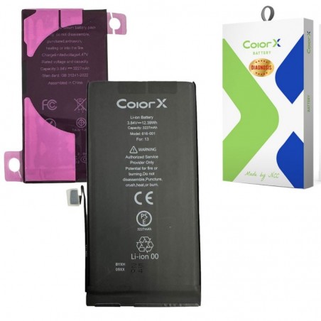 Acquista ColorX Batteria Diagnosis IC Originale per Apple iPhone 13 3227 mAh su Smartness