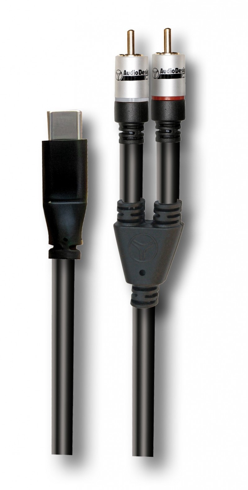 AUDIODESIGN PRO Cavo Adattatore X-PRO da USB-C a 2 RCA M da 3 mt