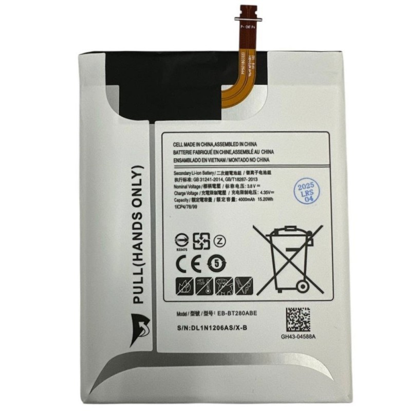 Batteria Compatibile per Samsung Galaxy Tab A 7.0 (2016) / T280 / T285 | EB-BT280ABE 4000MAH