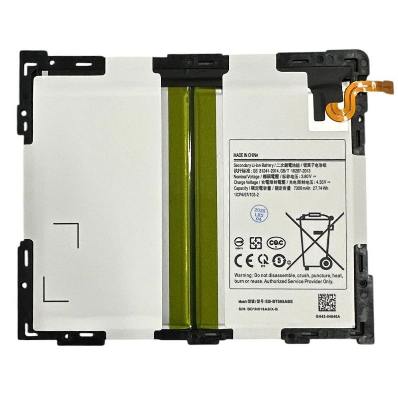 Batteria Compatibile per Samsung Galaxy Tab A 10.5 T590 / T595 | EB-BT595ABE