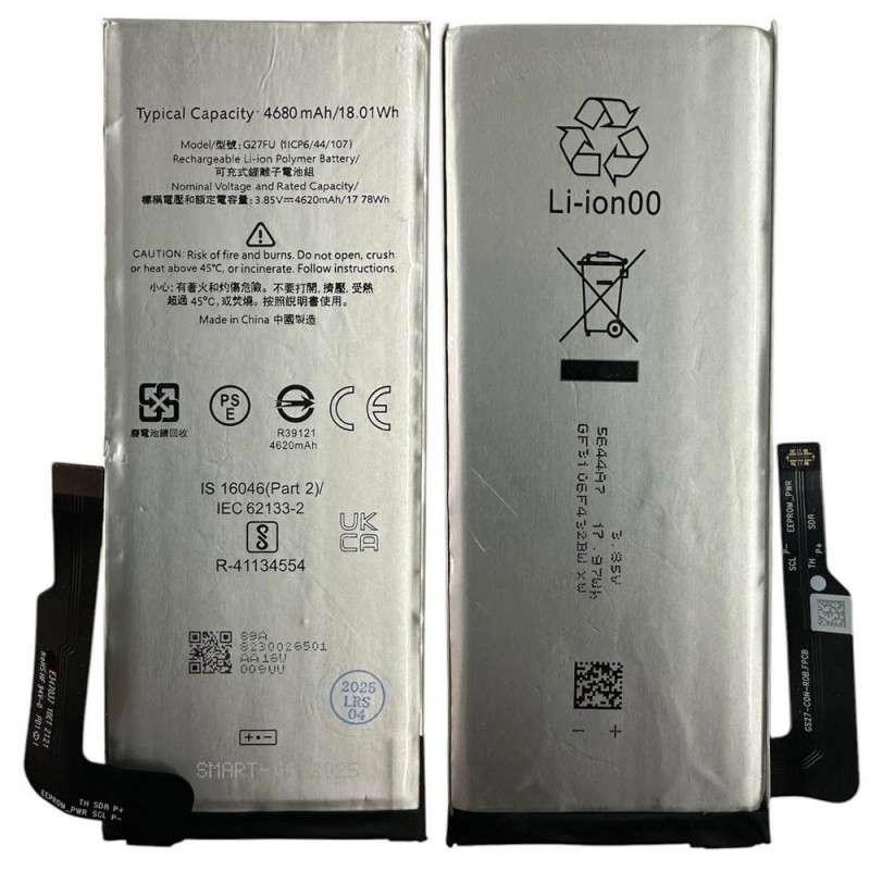 Batteria Compatibile G27FU Per Google Pixel 5A 5G G1F8F G4S1M 