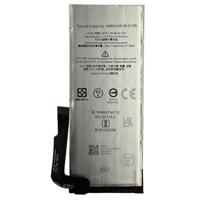 Compatible Battery G27FU for Google Pixel 5A 5G G1F8F G4S1M
