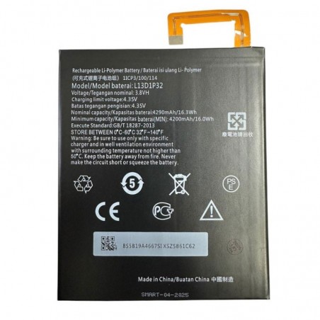 Product image Batteria Compatibile per Lenovo Tab A8-50 A5500 | L13D1P32
