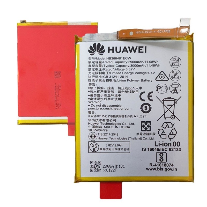 Huawei Service Pack Batteria HB366481ECW Originale per P20 LITE ANE-LX1 | ANE-LX2