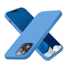 NCC Custodia Protettiva in Silicone Cover Soft Touch Per Apple iPhone 15 Pro Max | Blu Cobalto
