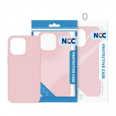 Immagine prodotto NCC Custodia Protettiva in Silicone Cover Soft Touch Per Apple iPhone 15 | Rosa Sabbia