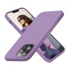 NCC Soft Touch Silicone Protective Case Cover for Apple iPhone 15 | Purple