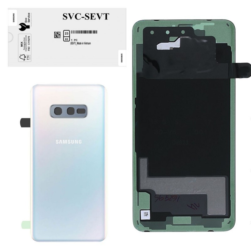 Samsung Back Cover Original Service Pack for Galaxy S10E G970 | Prism White