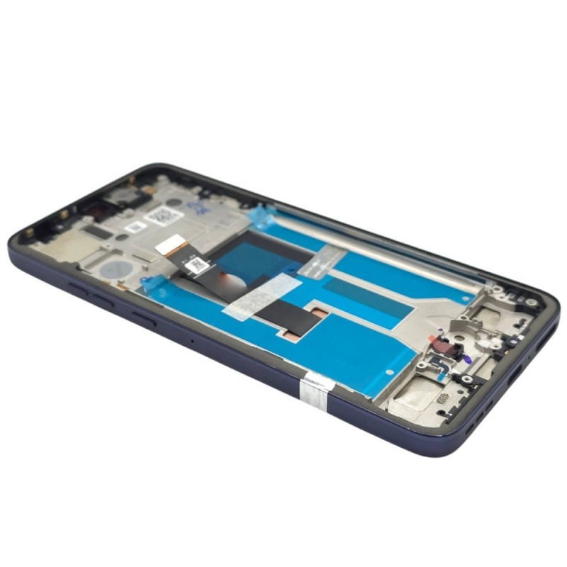  Motorola SERVICE PACK Display LCD ORIGINALE + Frame Per Edge 50 Neo | Grigio Grisaille