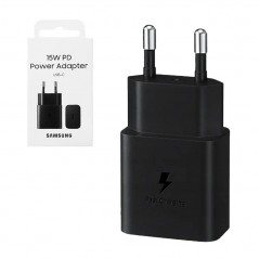 Discover Samsung Caricabatterie USB-C Fast Charging 15W EP-T1510NBEGEU | Nero details
