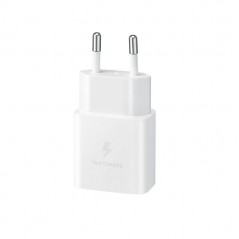 Samsung Charger + Cable from USB-C to USB-C Fast Charging 15W EP-T1510XWEGEU White