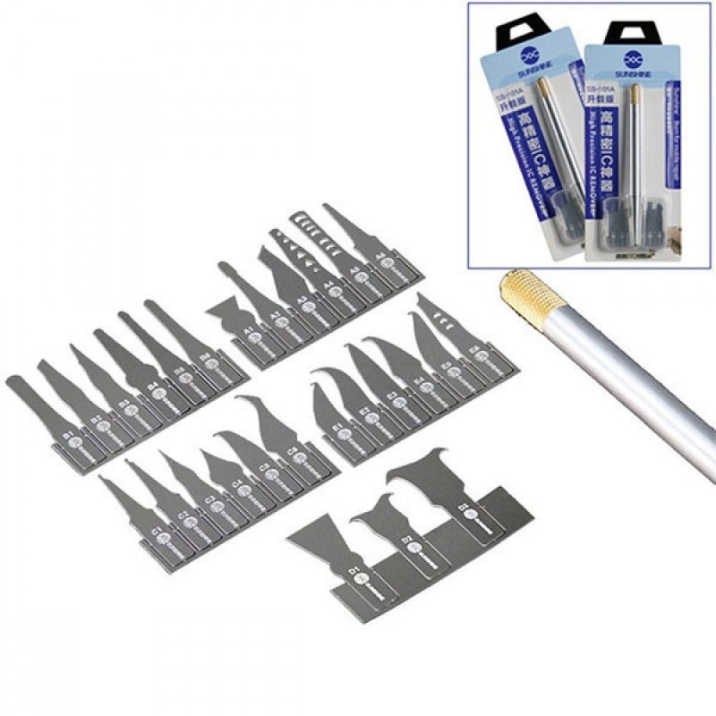 SUNSHINE SS-101A IC Chip Removal Handle with Blade Set