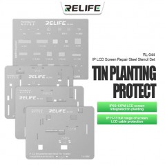 Discover RELIFE RL-044 IP LCD Screen Repair Steel Stencil Set details