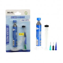 Discover RELIFE RL-404S 138? solder paste details