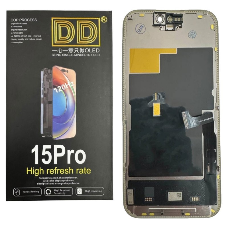 Display LCD Per Apple iPhone 15 Pro DD SOFT OLED COP 120Hz | IC INTERCAMBIABILE