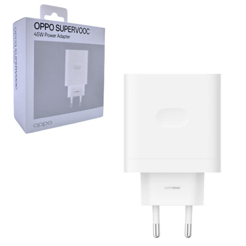 Oppo Caricabatterie SUPERVOOC 45W Alimentatore Porta USB-A in Blister