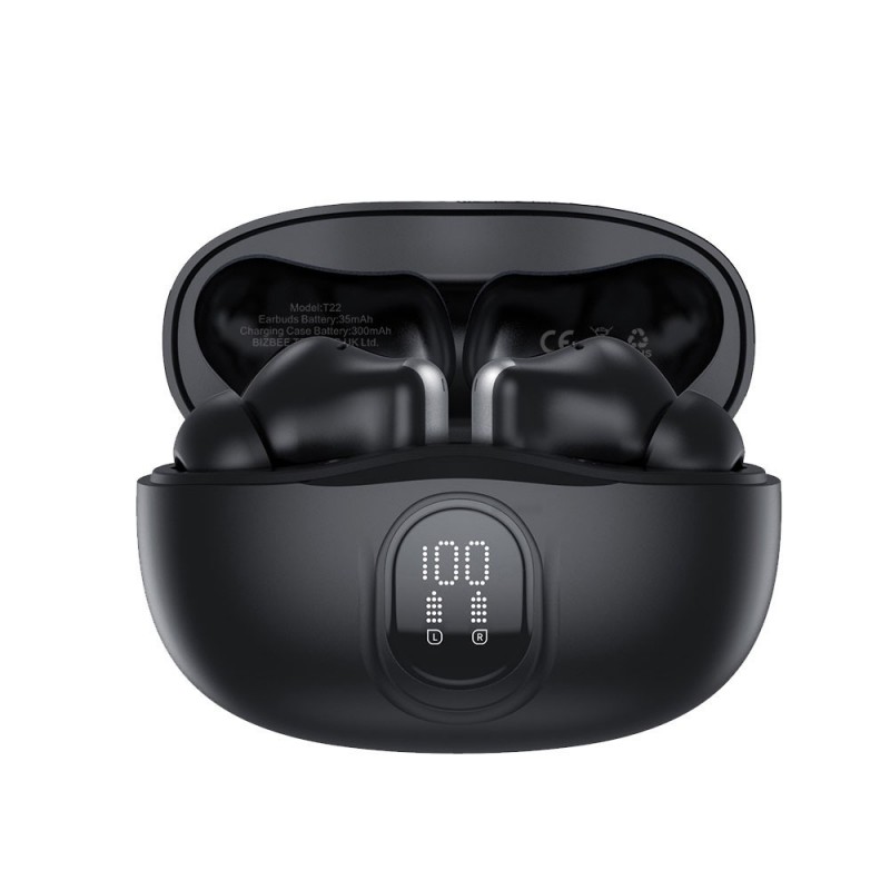 NCC Auricolare Bluetooth T22 Cuffie TWS ANC Cancellazione di Rumore Smart Display Earbuds