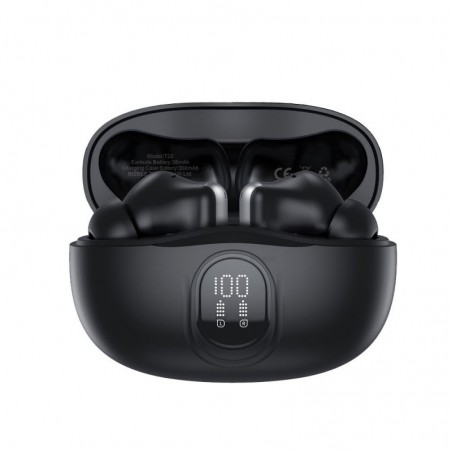 NCC Auricolare Bluetooth T22 Cuffie TWS ANC Cancellazione di Rumore Smart Display Earbuds Nero