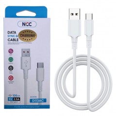 Discover NCC D113AC USB-A to Type C TPE Charging Data Cable with Package 1M details