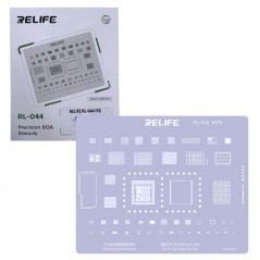 Photo of RELIFE RL-044 IPZ5 IPXs/XsMax/Xr-A12 CPU Universal Plant Tin Steel Stencil/0.12MM - Relife